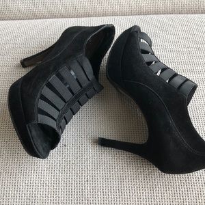 Paul Green black suede heels size 7.5 (5)